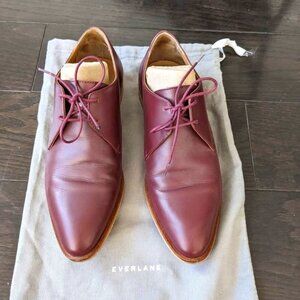 Everlane Modern Oxford Dress Shoes- Oxblood/Dark Red - Women's 6.5